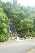 Coca Falls, a stop on the rainforest tour